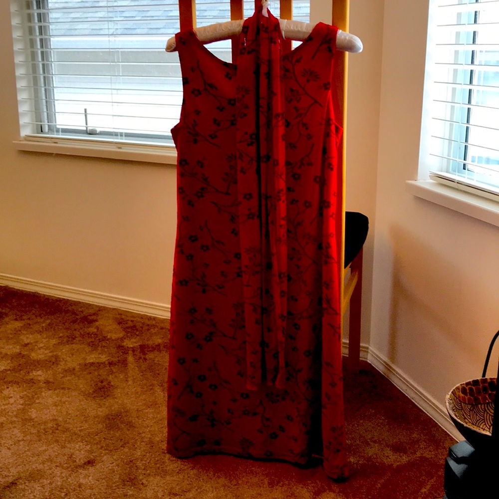 Red dress